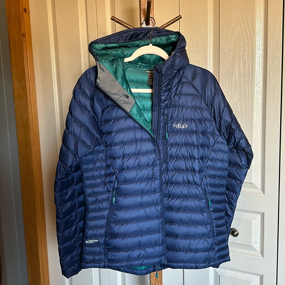 Rab women’s microlight alpine down jacket